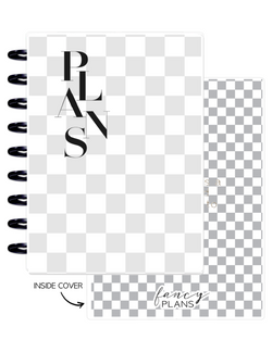 Checkered Plan Cover Set of 2 CHECKERBOARD Plans | Grey – Fancy Plans Co