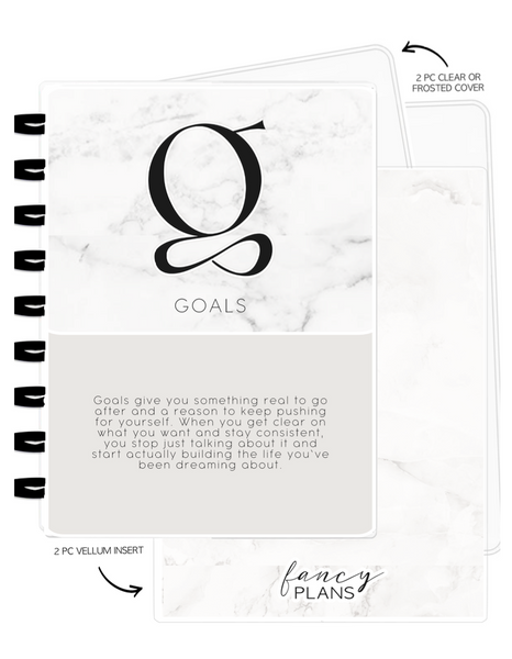 Cover Set of 2 | G Is For Goals – Fancy Plans Co