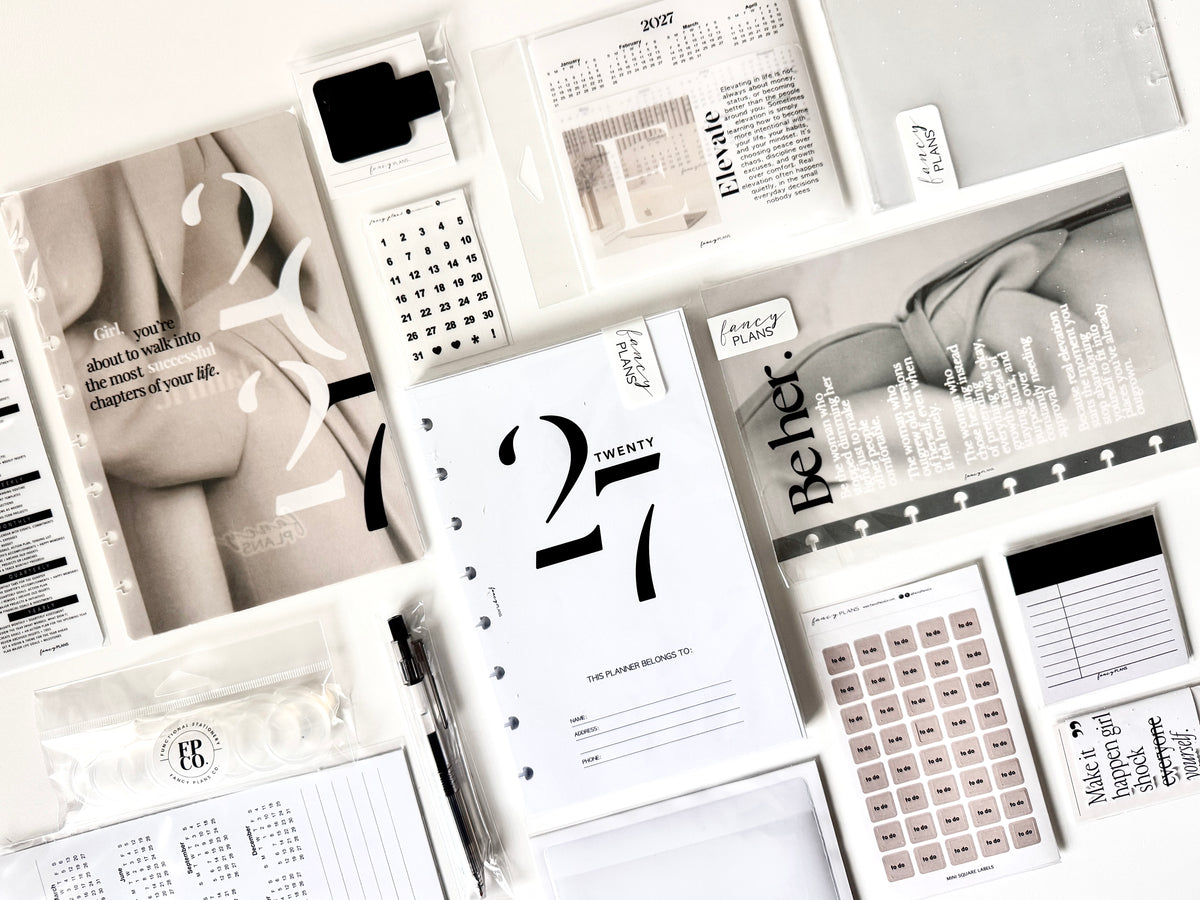 Planner pages and stationery