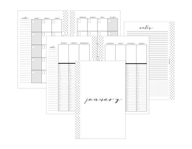 Representative page example for Vertical Lined Layout