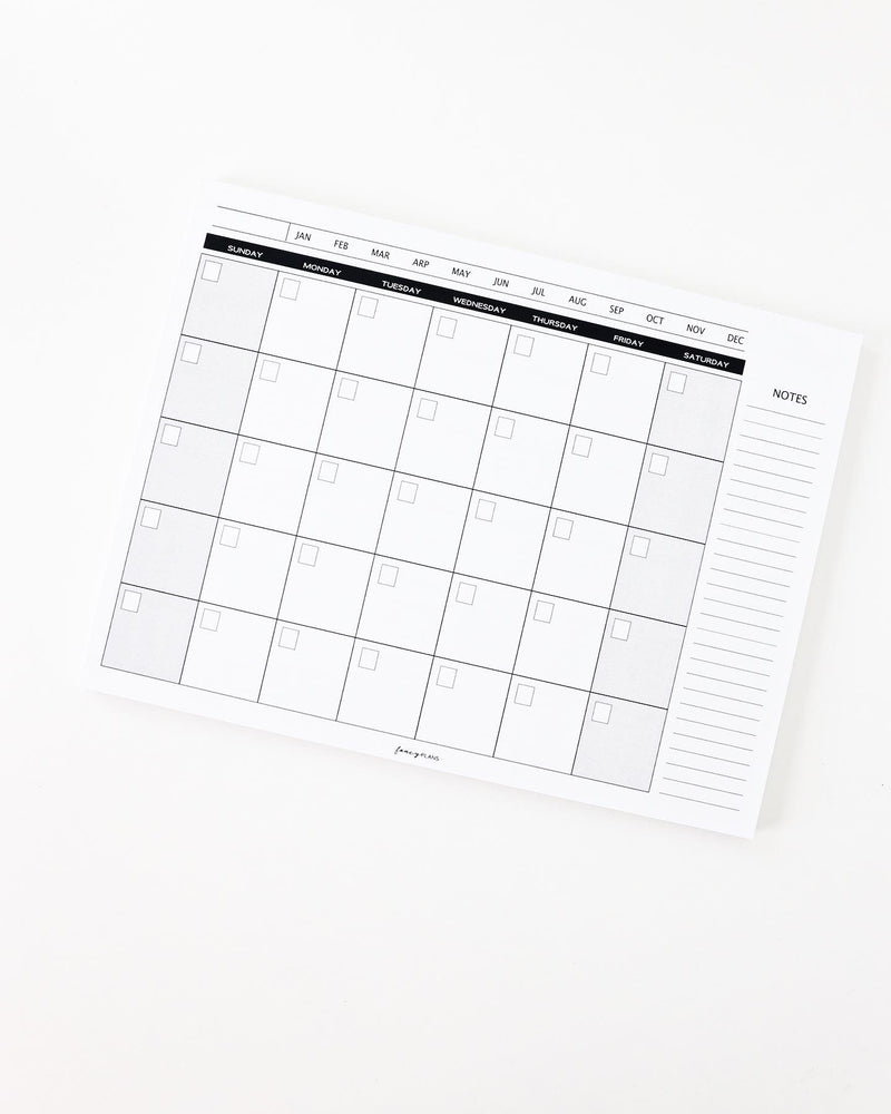 9 x 7 Deskpad | Daily Agenda