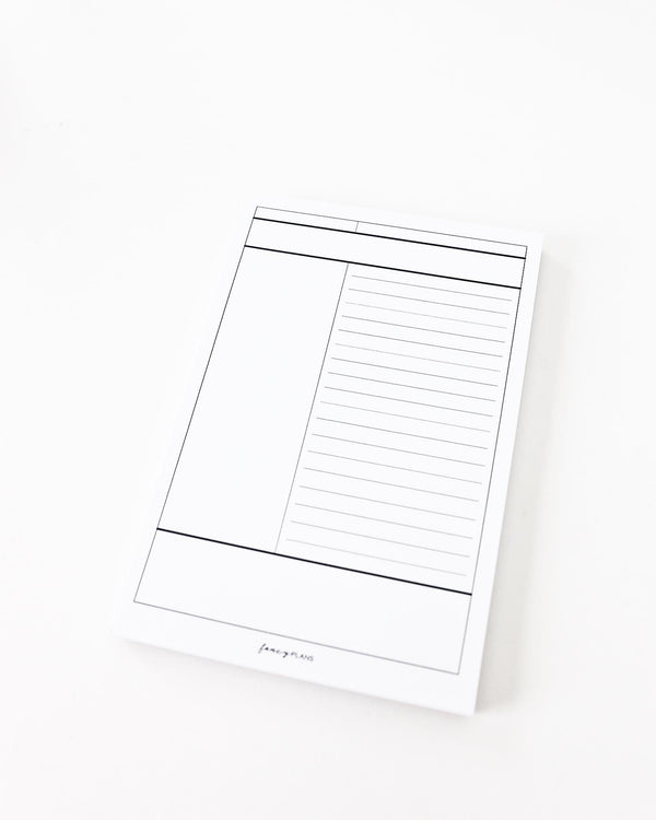 4 x 6 Notepad | Cornell Notes