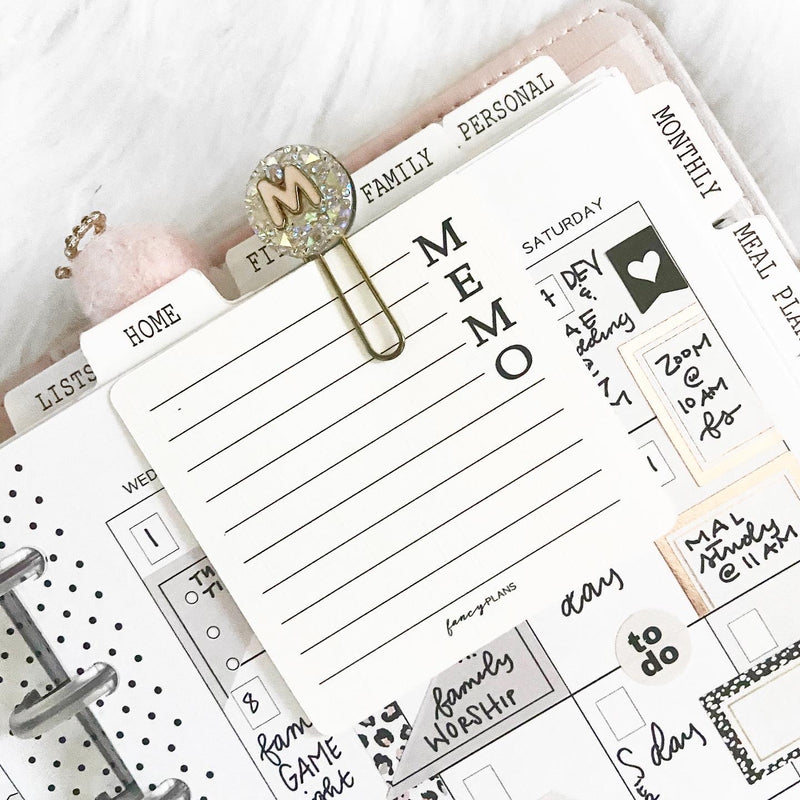 3 X 3 Linen Textured Memo Journal Cards