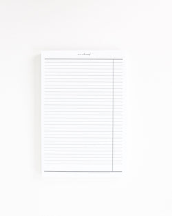 4x6 Ruled Notepad 4 x 6 Notepad | Ruled Note Notepads – Fancy Plans Co