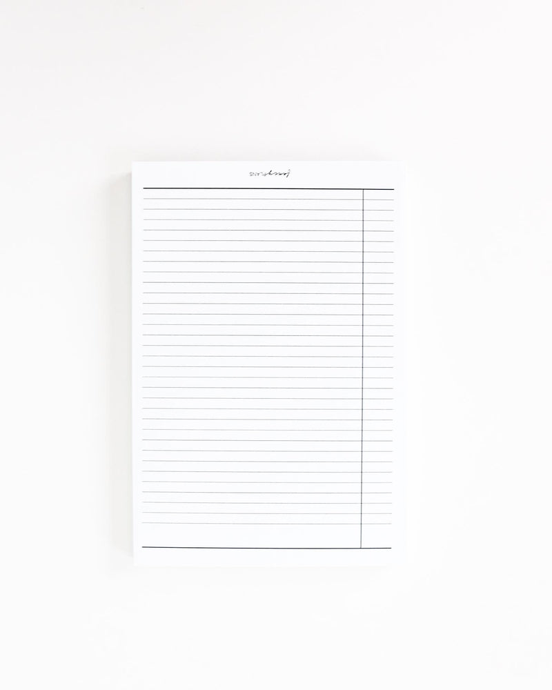 4 x 6 Notepad | Ruled Note Notepads – Fancy Plans Co