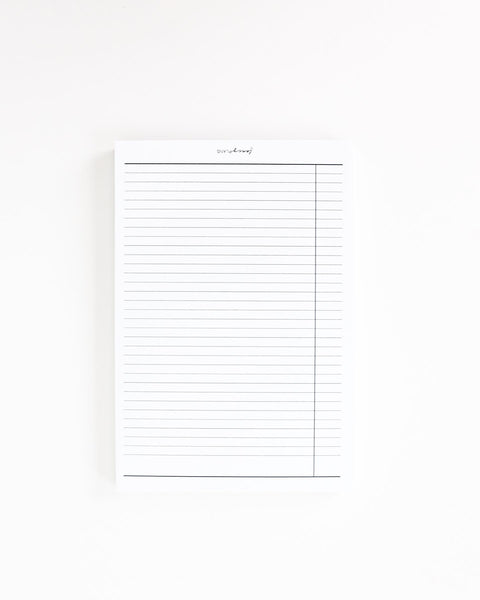 4 x 6 Notepad | Ruled Note Notepads – Fancy Plans Co
