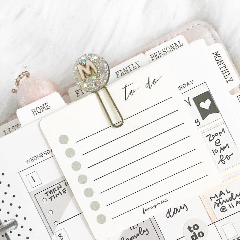 3 X 3 Linen Textured To Do Journal Cards