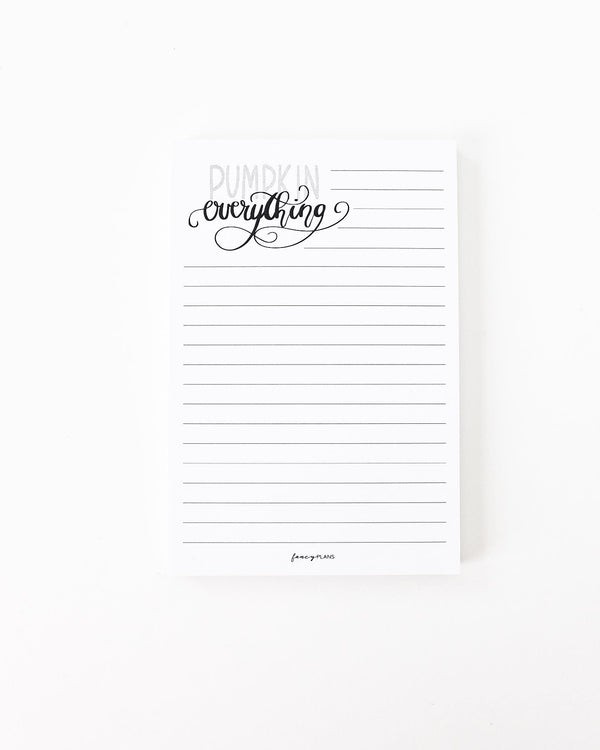 4 x 6 Notepad - Pumpkin Everything | Autumn Breeze