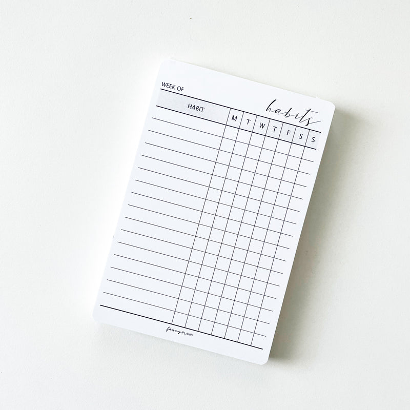 4 x 6 Notepad | Habit Tracker