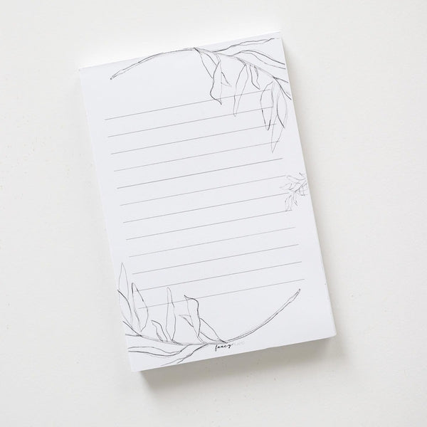 Butterfly Garden Floral Notepad