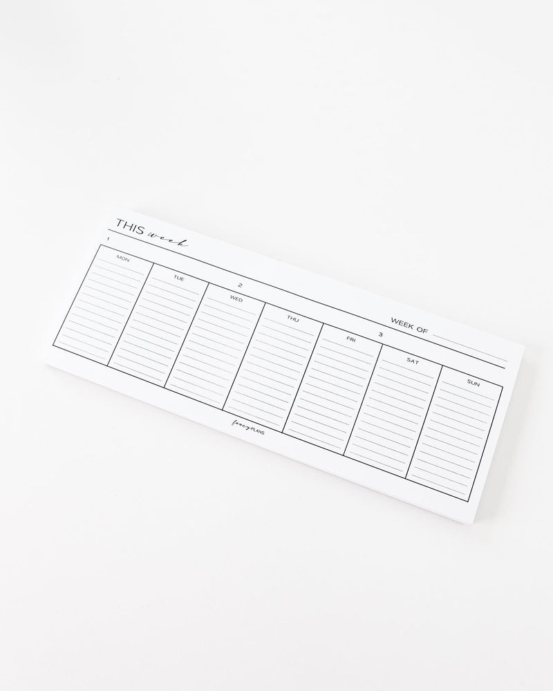 3 x 8  Notepad | This Week