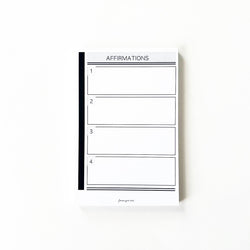 4 x 6 Notepad |  Affirmations