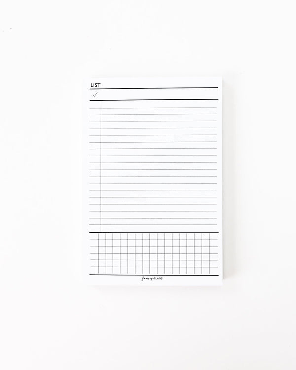 4 x 6 Notepad |  List