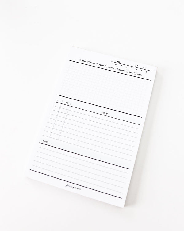 4 x 6 Notepad | Note Notetaking + Grid Notepads