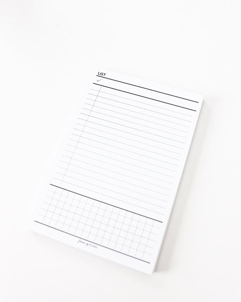 4 x 6 Notepad | List – Fancy Plans Co