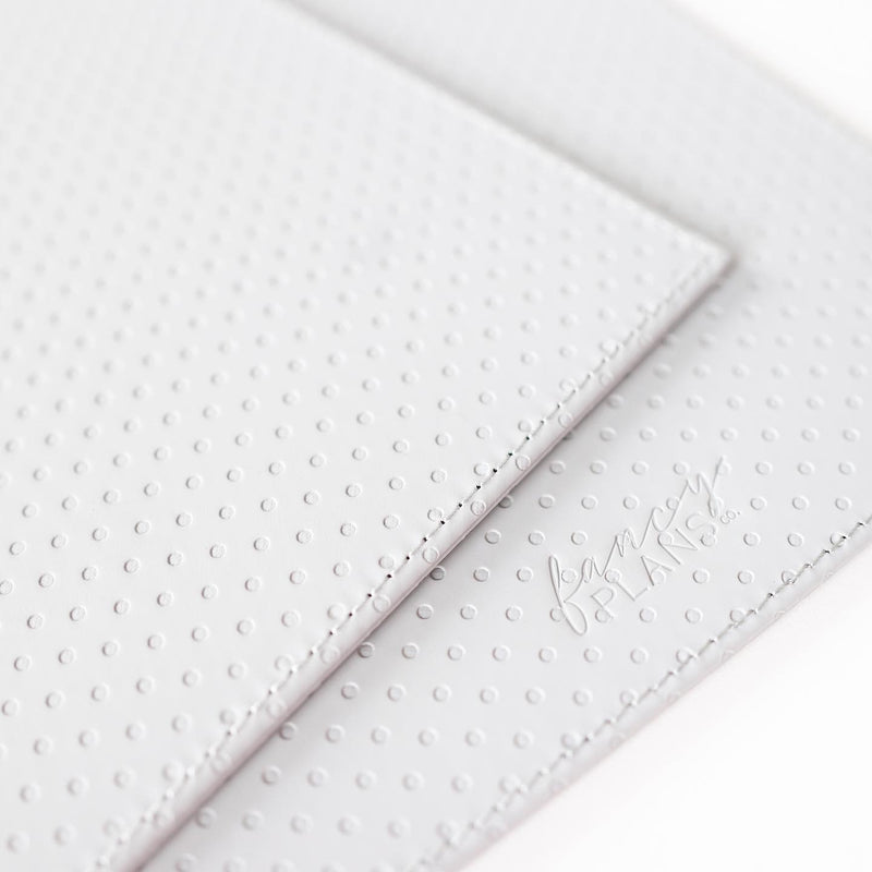 Cool Grey SNAP IN | Vegan Leather Planner Cover
