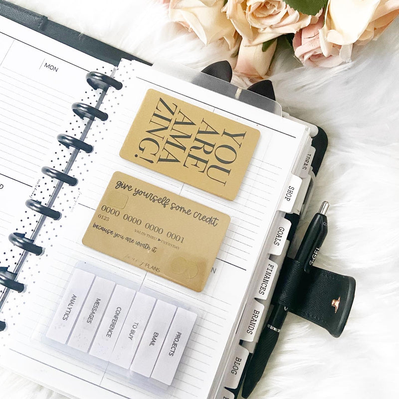Plastic Inspiration Card | You Are Amazing