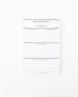 4 x 6 Notepad -  Daily Reflection | Fancy Plans Co. x Paper Panduh