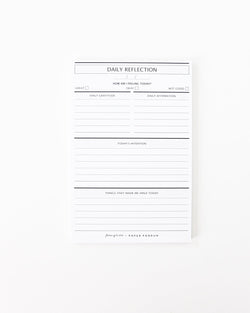 4 x 6 Notepad -  Daily Reflection | Fancy Plans Co. x Paper Panduh