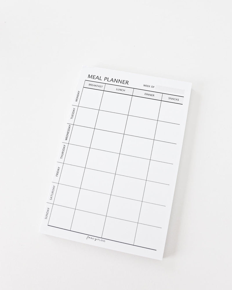 4 x 6 Notepad |  Menu Plan