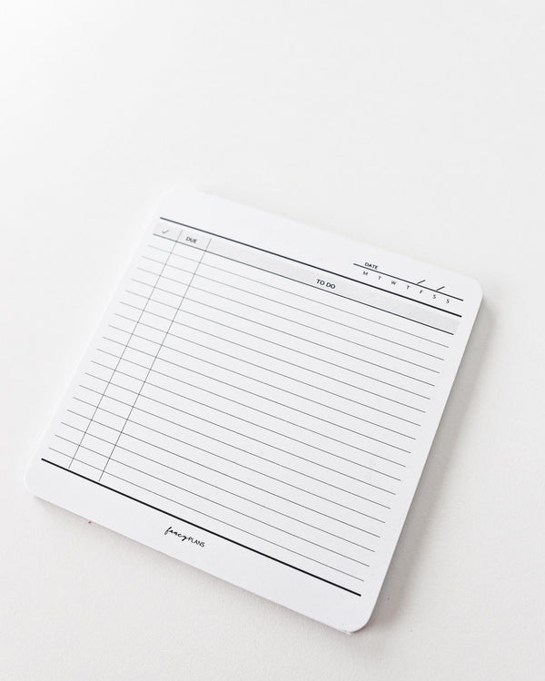 4 x 4 Notepad | To Do Checklist