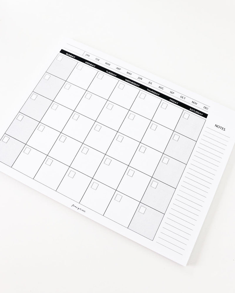 9 x 7 Deskpad | Daily Agenda