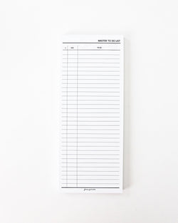 3 x 8  Notepad | Master To Do List