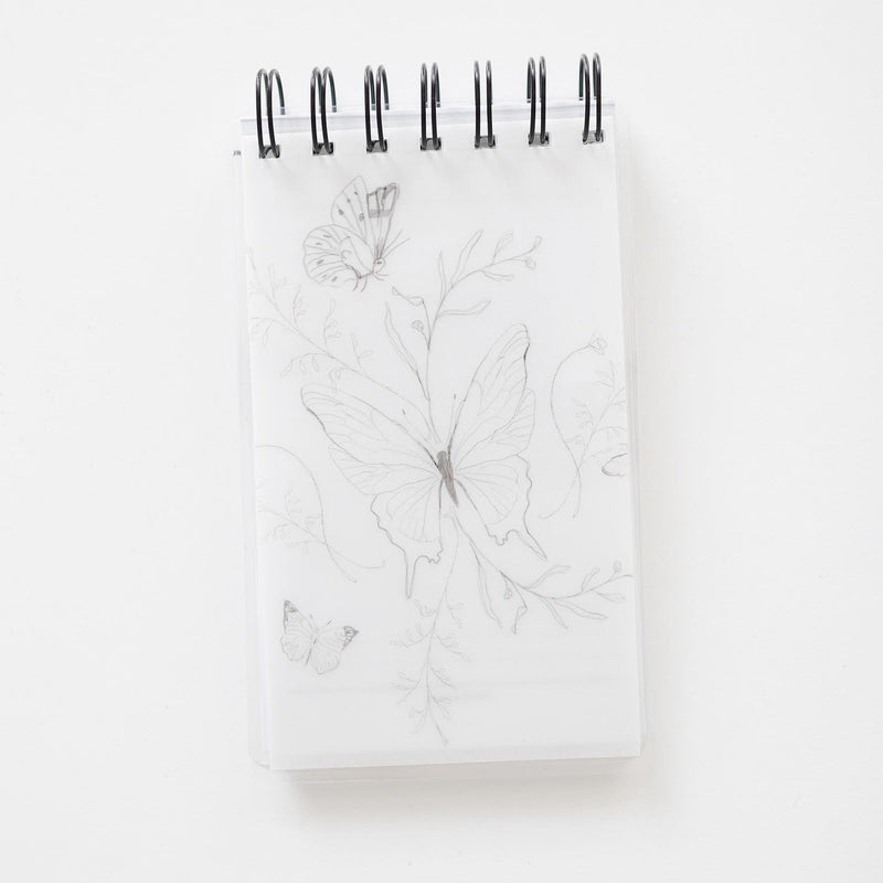 Coiled Notebook | Butterfly Garden | Lined Butterflies