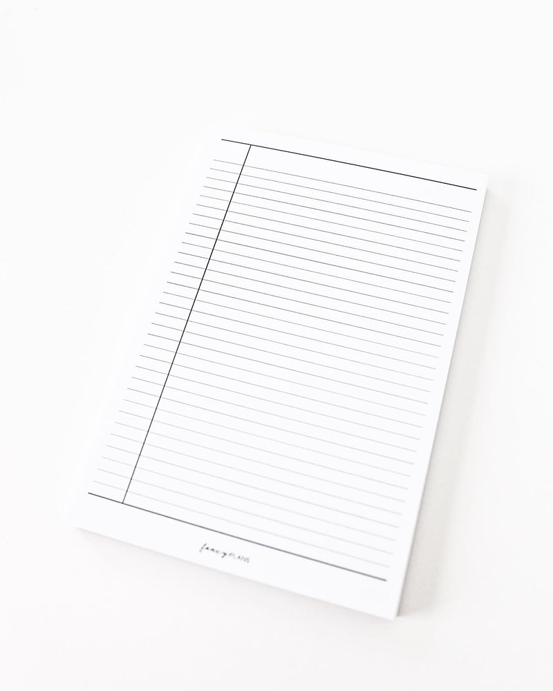 4 x 6 Notepad | Ruled Note Notepads – Fancy Plans Co