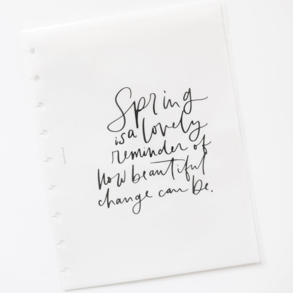 Spring Is a Lovely Reminder | Vellum Dashboard