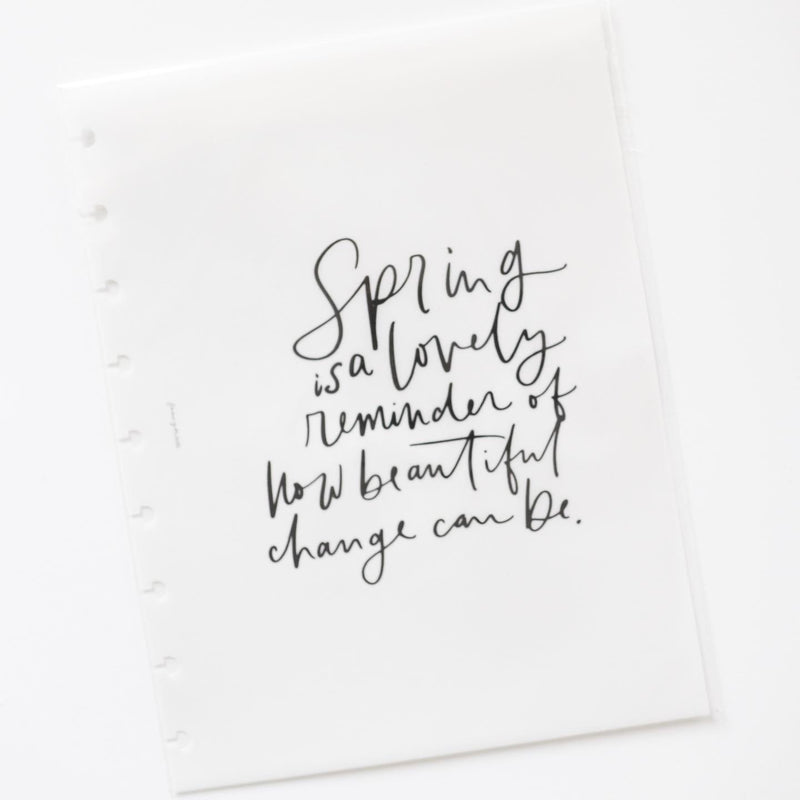 Spring Is a Lovely Reminder | Vellum Dashboard