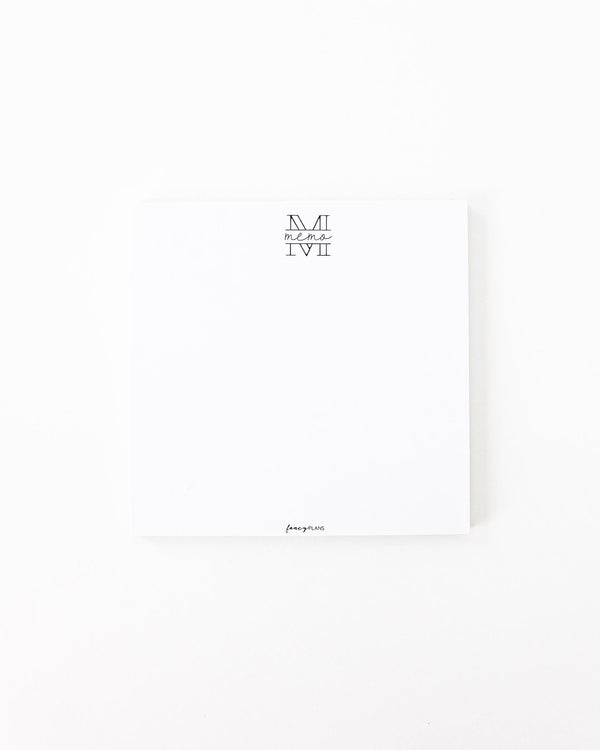 4 x 4 Notepad | Memo Monogram