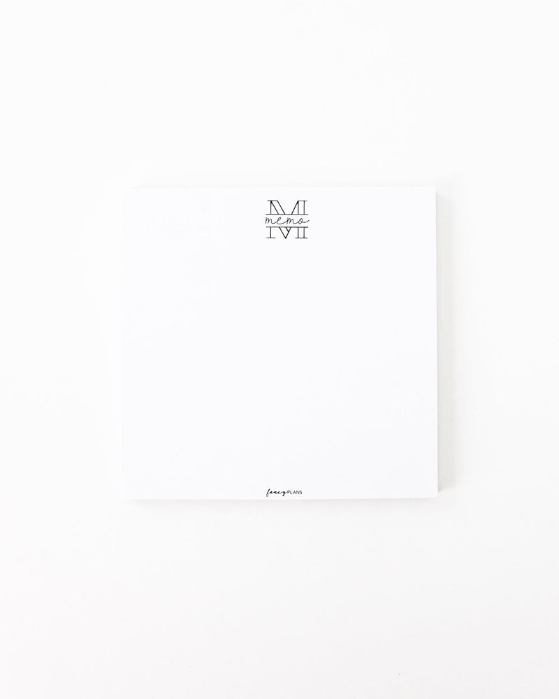 4 x 4 Notepad | Memo Monogram