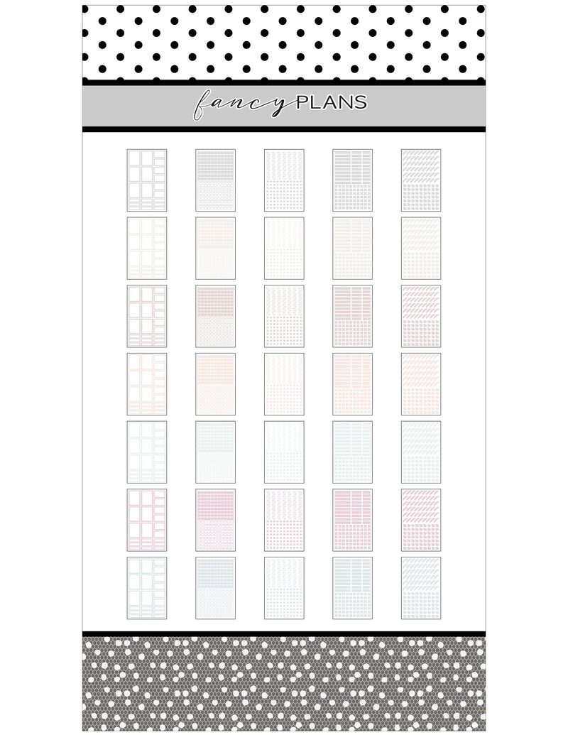 35 Page Sticker Book | FUNCTIONAL PASTELS