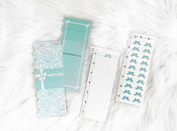 Skinny Mini Cover Set 11pc KIT <Double Sided Print> Planner Babe and Co