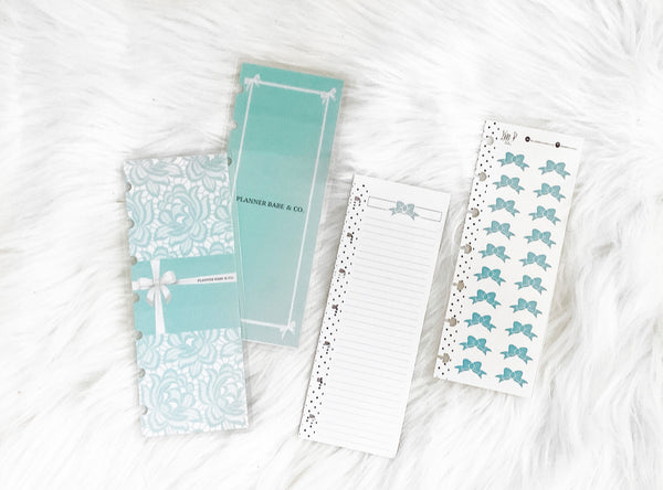 Skinny Mini Cover Set 11pc KIT <Double Sided Print> Planner Babe and Co