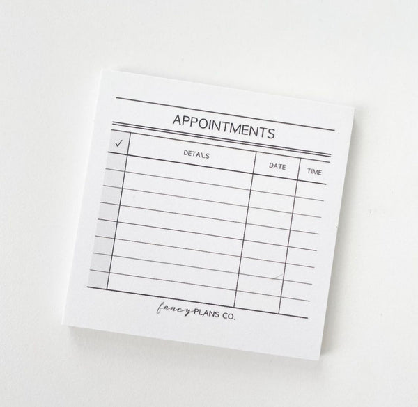 Appointment Sticky Notes | 3 x 3in.