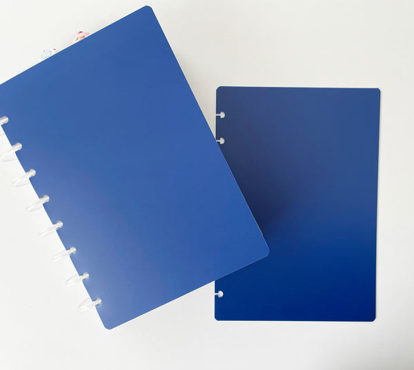 Poly Hard Plastic Planner Covers | NAVY BLUE