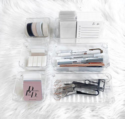 Clear Plastic Storage Bins