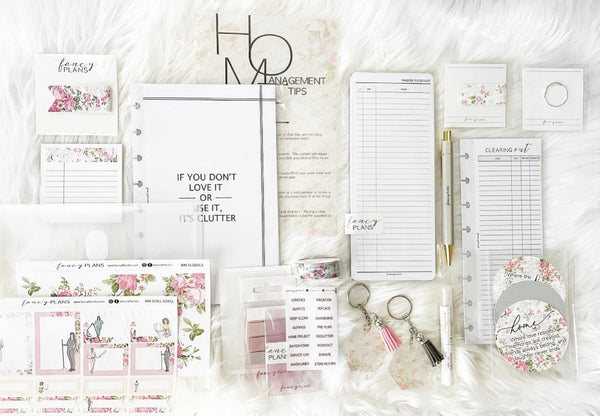 Home Management Stationery Box V2 | Floral Themed