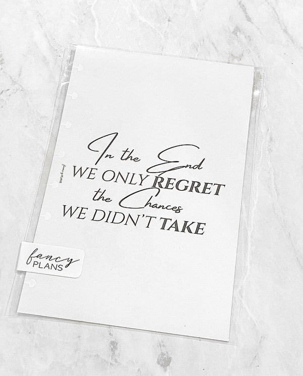 Printed Quote Dashboard [ REGRET THE CHANCES ]