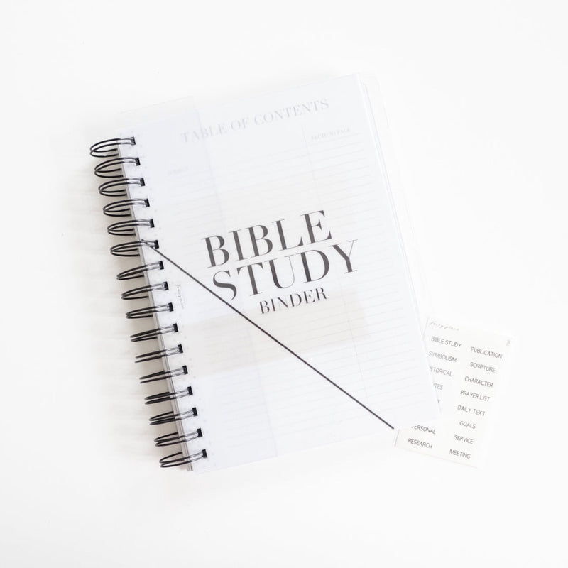 Bible Study Coil Planner Bundle  | CLEAR COVER