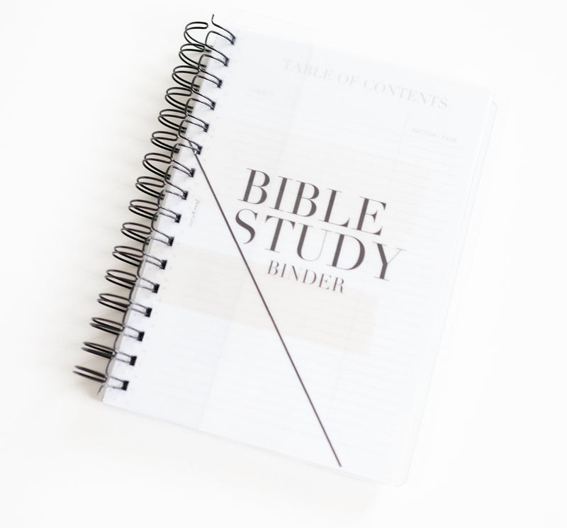 Bible Study Coil Planner Bundle  | CLEAR COVER