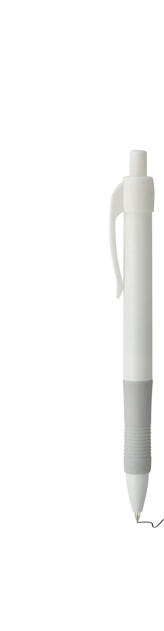 White Barrel Gel Pen (0.7mm)