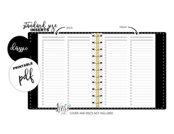 Double Row Fill Paper Inserts <PRINTABLE PDF>