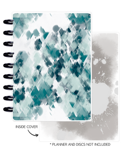Cover Set of 2 <Double Sided Print> Bookwork Patterned
