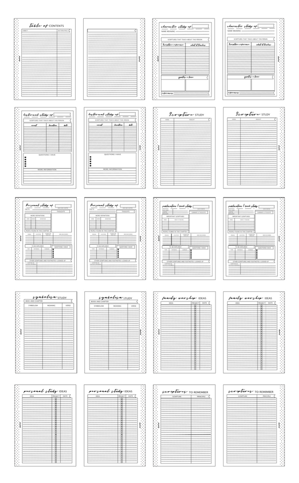 A5 Size Faith Main Set Workbook