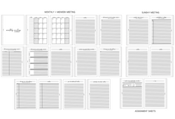 Classic Size JW Meeting Workbook Inserts