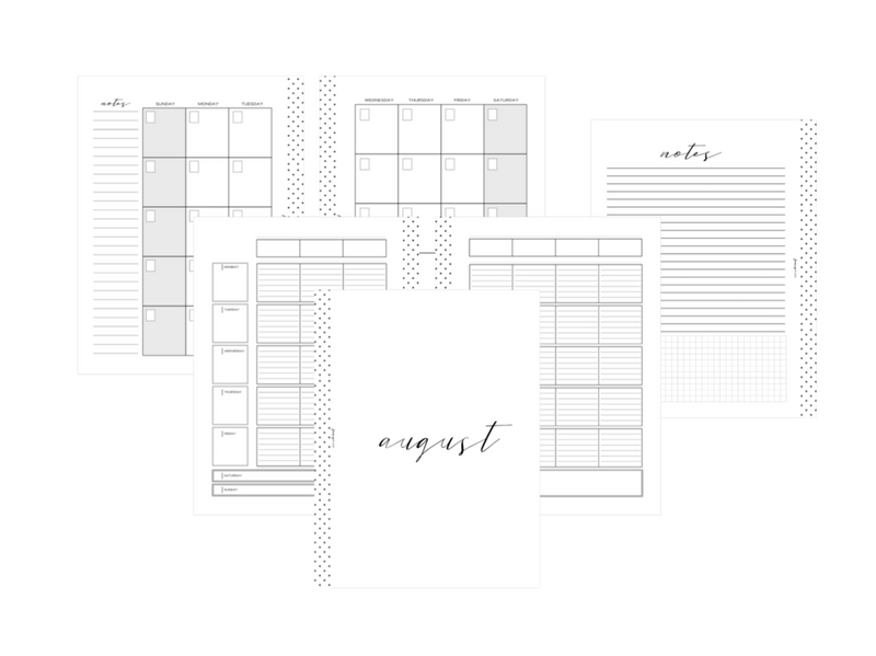 Classic School/Teacher Subject Style Inserts<Un-Dated PRINTED AND SHIPPED>