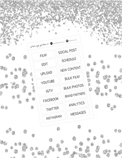 Wording SOCIAL MEDIA Labels